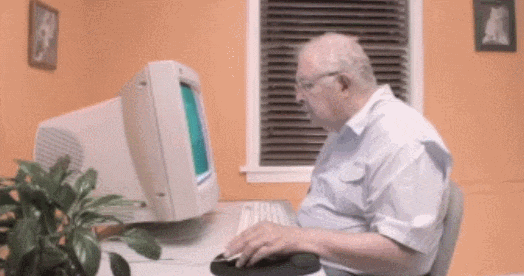 Old man vs. technology