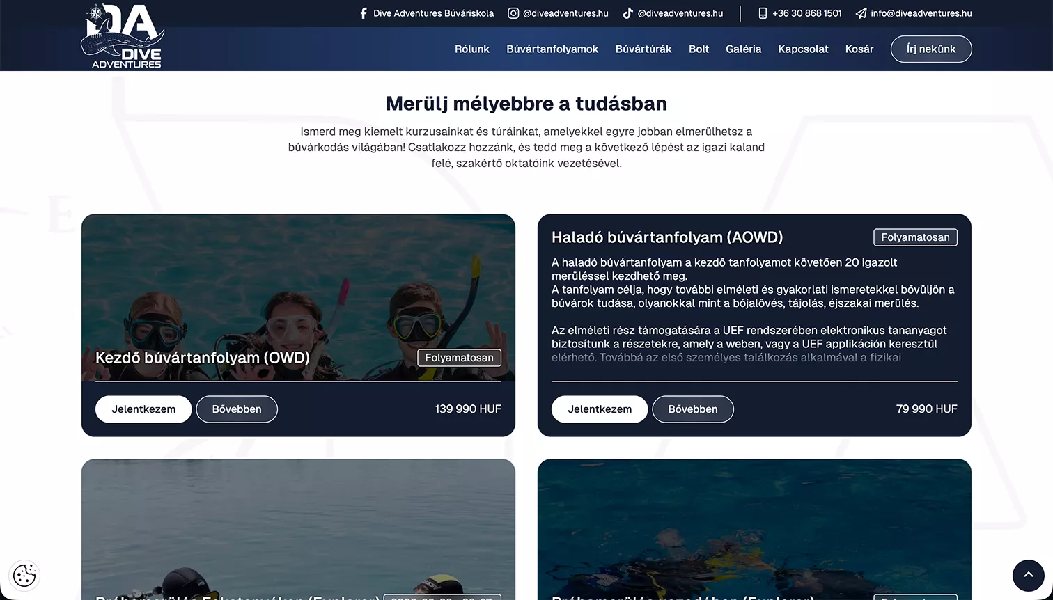 Dive Adventures referencia