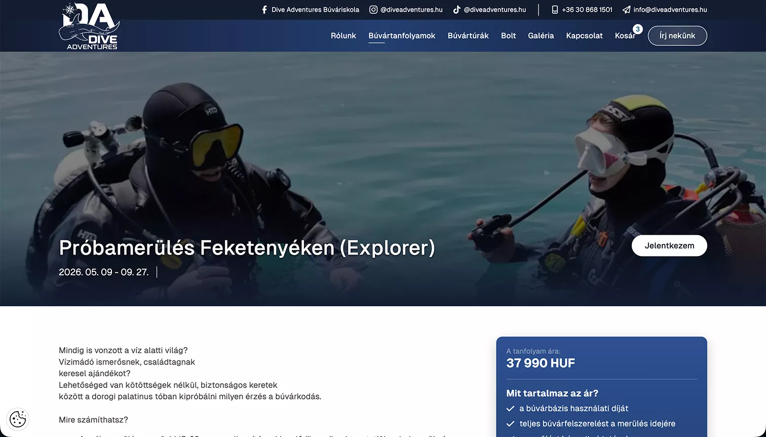 Dive Adventures referencia